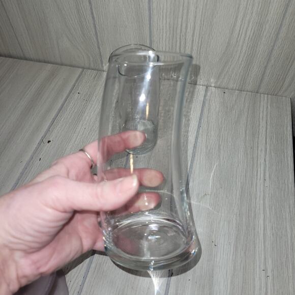 Vtg Swerveware Glasses Set Of 2 Barware Cooler Drinking Water Glasses Curved Fun - Picture 4 of 8